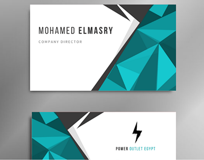 power outlet egypt company Business card