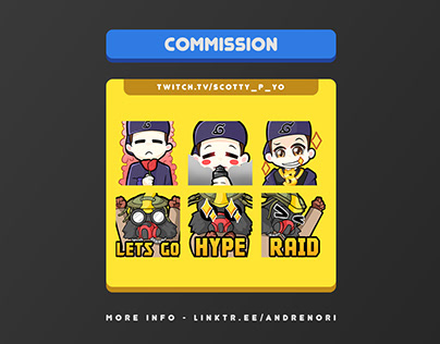 Twitch Emote Artist Projects Photos Videos Logos Illustrations And Branding On Behance