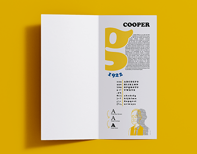 Poster Tipográfico, Cooper