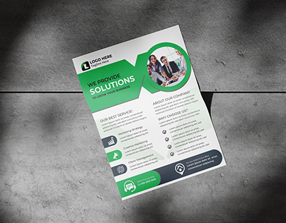Illustrator Flyers for Corporate Business Growth