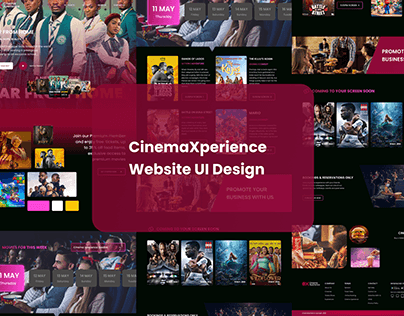 Cinema Xperience Website UI