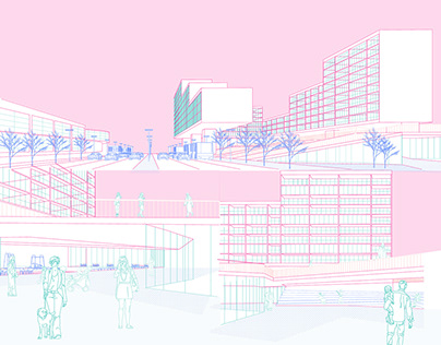 //sp04/urban barrier/mixed use building