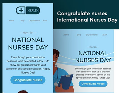 Congratulate nurses International Nurses Day