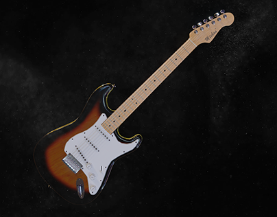 Project thumbnail - Stratocaster 3D model