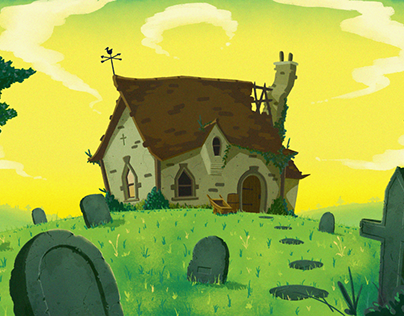 The Grave House - Background Concept Art