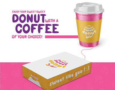 Brand Identity Design | Packaging | Sweet Sweet Donut