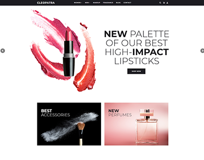 Cleopatra - e-commerce web design