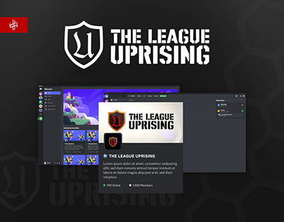 The League Uprising: Logo + Discord Assets