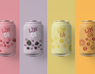 lingo healthy summer drink package design
