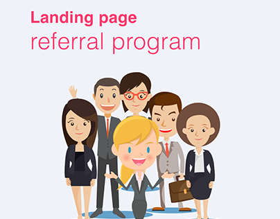 Landing page Referral program