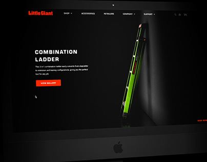 Little Giant Ladder Interactive Product Page
