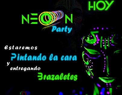 Neon party (flyer)