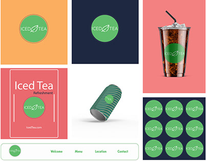 Iced Tea Company Concept Branding