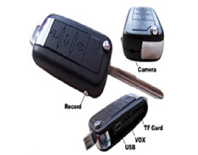 Use Easy to Carry Car Key Spy Camera in Delhi