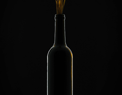 Translucent Wine Bottle