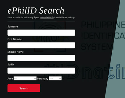 Benguet ePhilID Responsive Web Design
