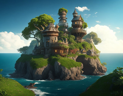 Pirate's Dream: Castle on the Sea Cliff