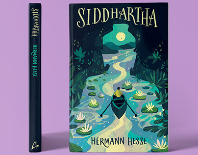 Siddhartha Book Cover Illustration