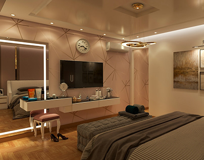 Elegant bedroom design🤎🧡