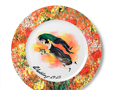 Marc Chagall Commemorative Plate Designs