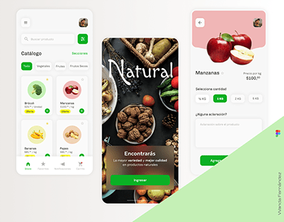 Natural App UI