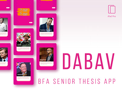 Dabav: BFA Thesis App