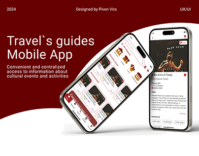 Travel`s guides Mobile app "CulturalCanvas"