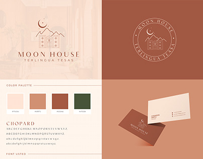 Moon House brand identity - Logo - branding