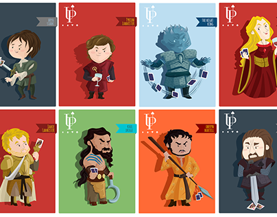 Game of Thrones Poker Characters