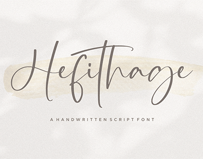 Hefithage - Free Font