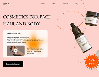 Landing page | Cosmetict