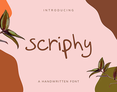 Scriphy // Free Handwritten Font