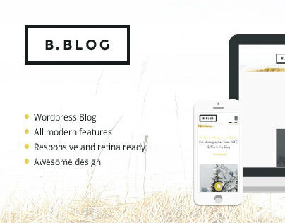 B-Blog: Photography WordPress Theme