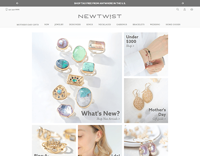 Jewelry Website Design