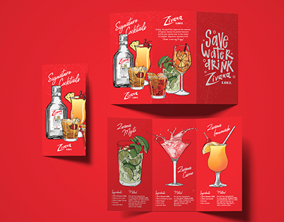 Cocktails Menu and Branding - Cypriot Alcoholic Drink