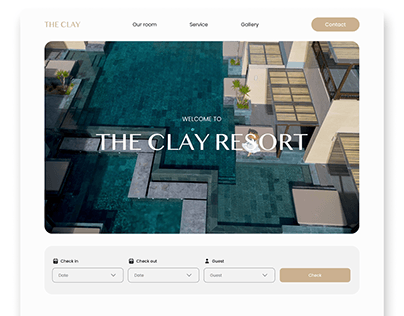 Project thumbnail - Landing Page Resort - Daily UI Challenge 003