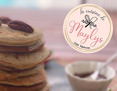 Création de logo La Cuisine de Maylys