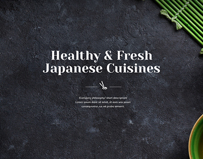 Kawano Restaurant Website (Redesign Concept)