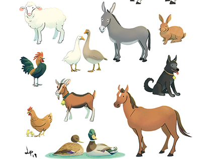 The Farm animals - Gli animali della fattoria
