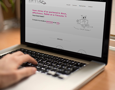 "Scatty Cat - Graphic & Web Design" responsive website