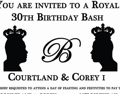 30th Birthday Invite 2015