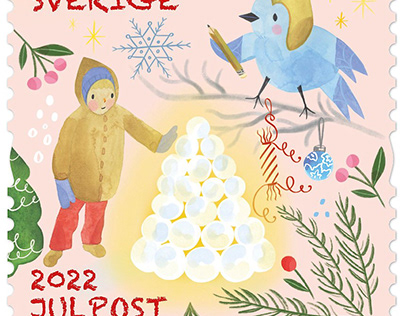 Swedish Christmas Stamp