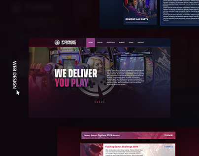 Forge Of Gamers Web Design