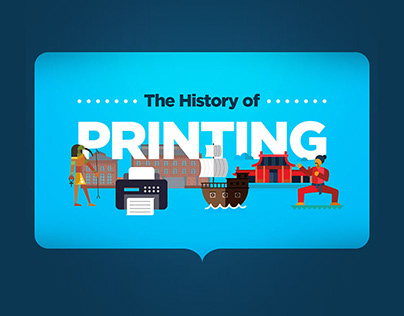 History of Printing Infographic - Inkjets.com
