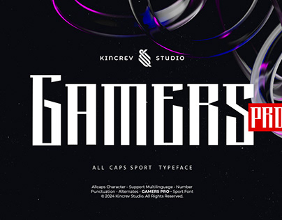 Gamers Pro - Sport Typeface