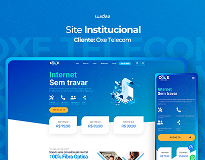 Site Instituicional - Oxe Telecom