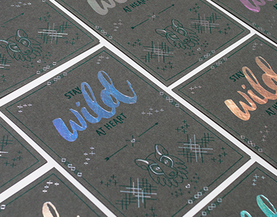 Stay Wild At Heart—Letterpress Cards