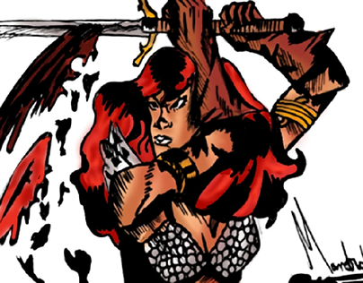 red sonja colored