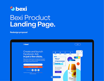 Bexi Product Landing Page