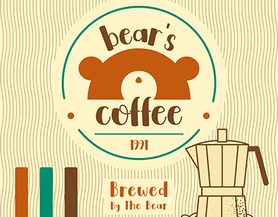 Bears coffee brand design